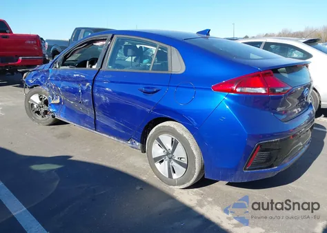 2019 Hyundai Ioniq Hybrid Blue from USA, damaged, VIN KMHC65LC5KU113612